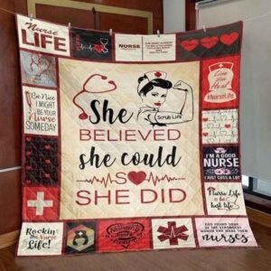 Nurse Life Quilt Blanket Lu88  Quilt